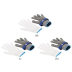 Stainless steel cut-resistant gloves - Anti-cut, wire metal weave hand protection for slaughtering, gardening and labor safety