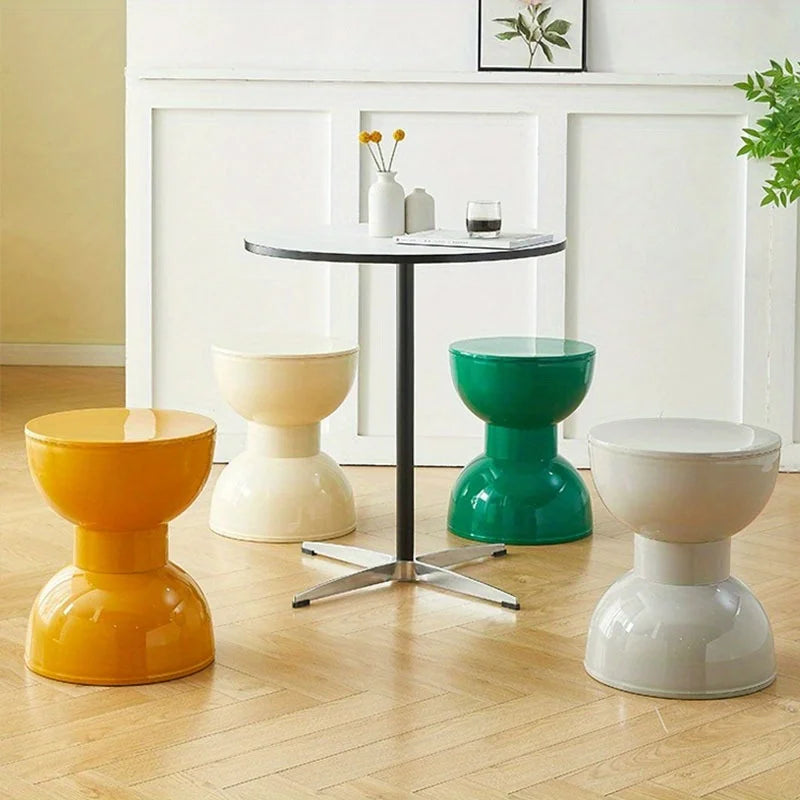 Low Arc-shaped Side Table for Hall or Living Room