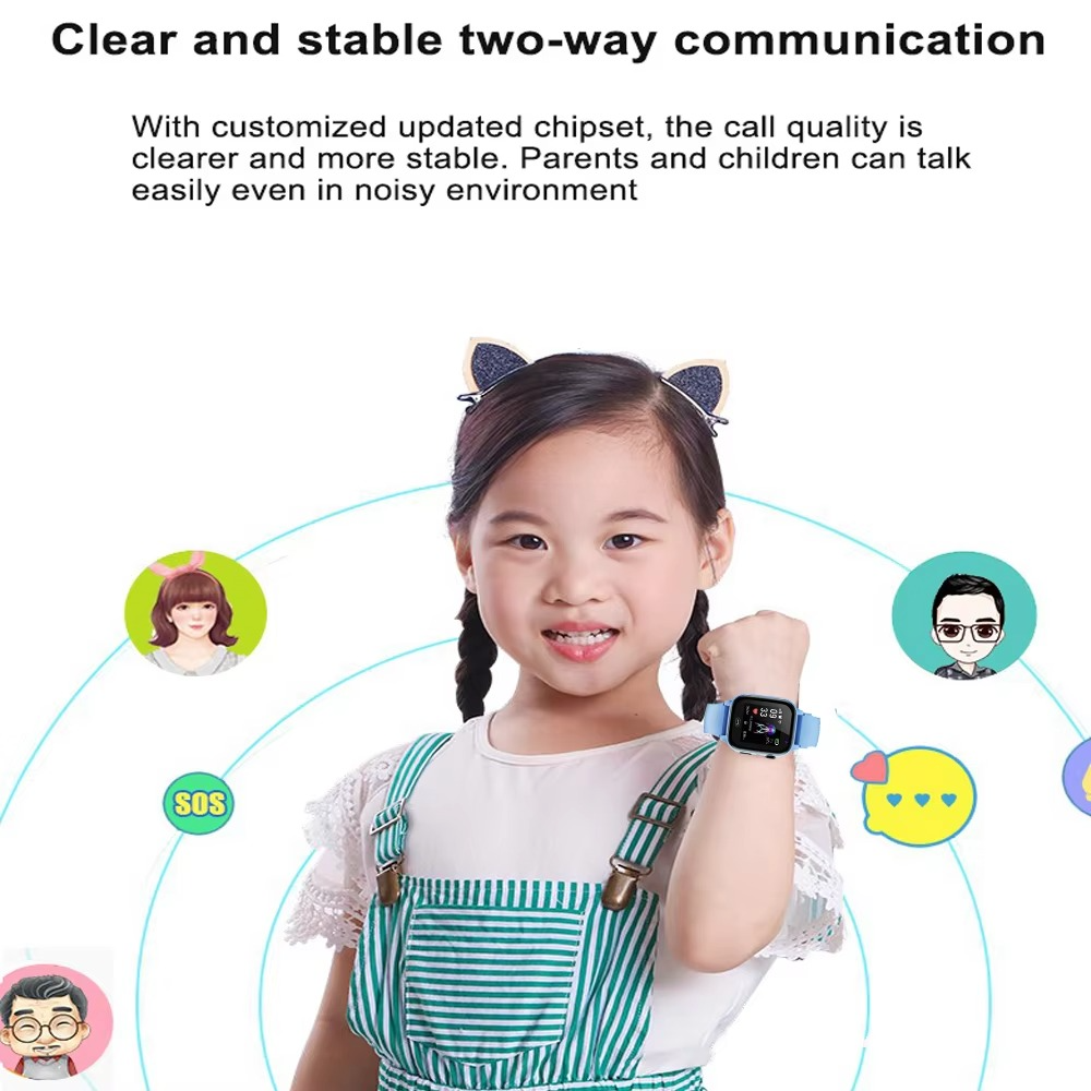 2" Smartwatch with Built-In Bluetooth Headset and Fitness Tracker