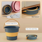Flexibin TravelBucket | Foldable Bucket | Silicone & Durable | For Camping & Everyday Use