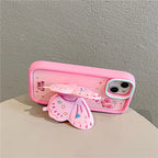 Lovely 3D Folded Butterfly Shockproof iPhone Case
