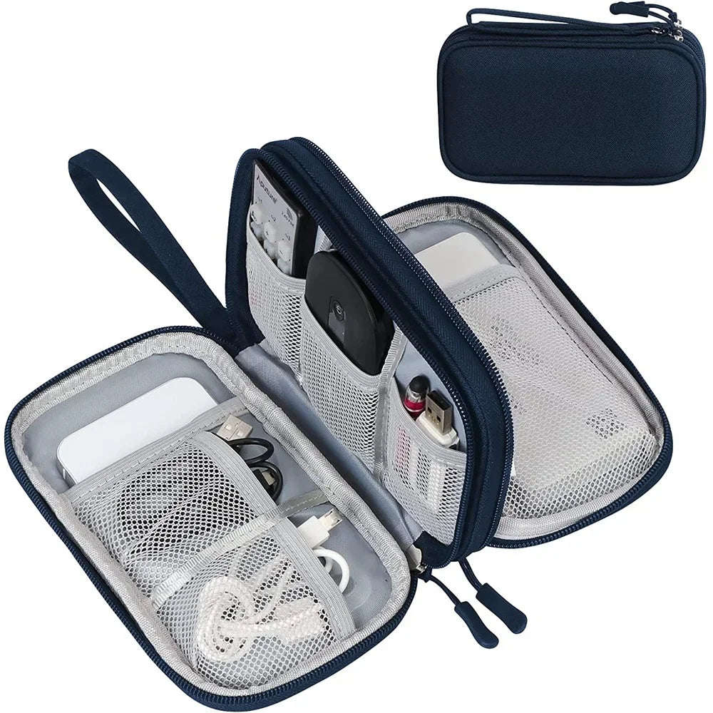TechPack | Electronic Organizer | Double Layer Design | Waterproof Oxford Fabric