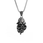 Gothic Skull Octopus Tentacle Necklace