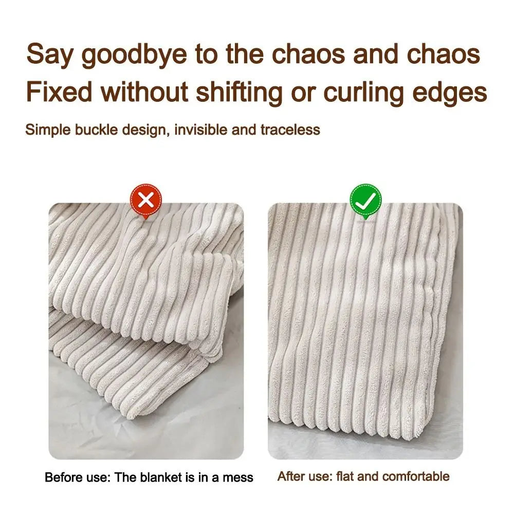 Stay Put Anti-Slip Easy Duvet Cover Snap Clip Set