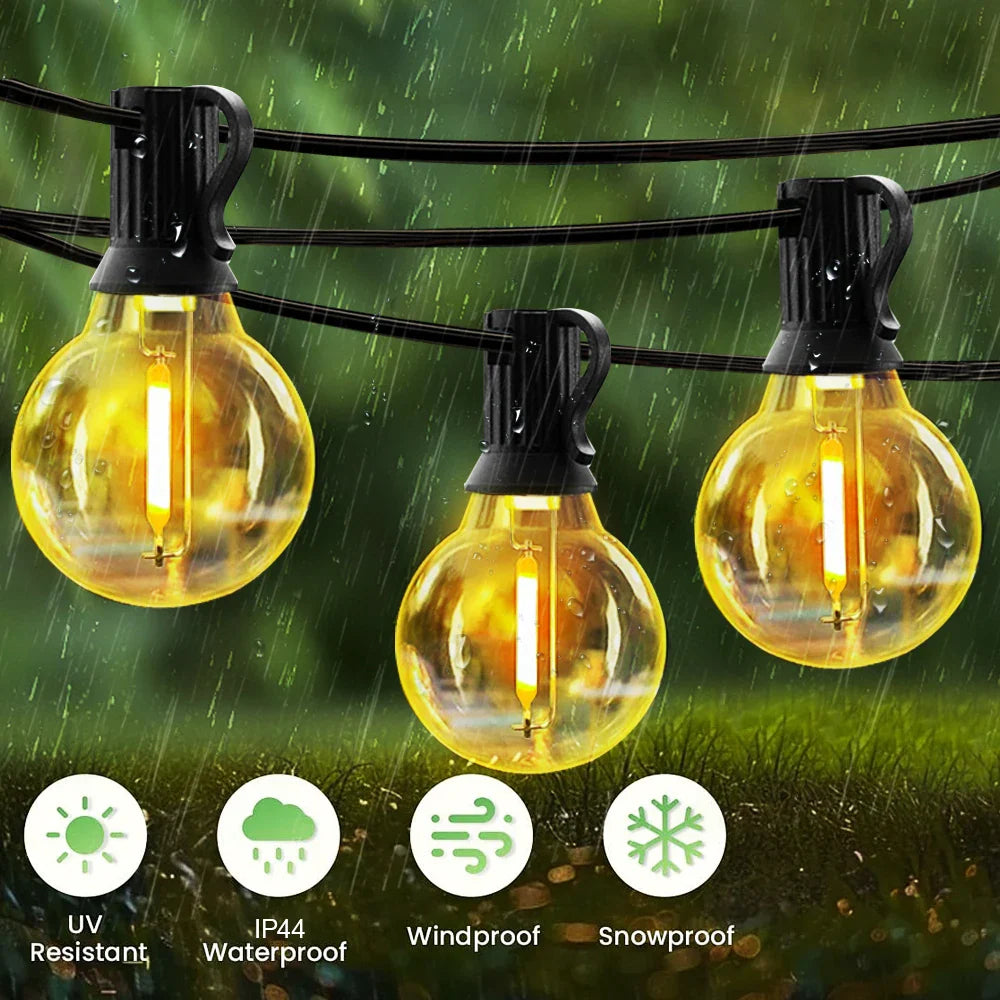Elegant Solar Bulb String Lights