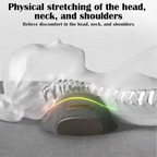 Rechargeable Heated Neck Massage Pillow with Cervical Support and Vibration