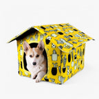 Weather-resistant Animal House "CozyNest" for Cats and Small Dogs
