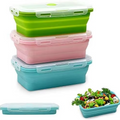 Collapsible Silicone Food Storage Containers with Lids 3 Pack Set 40oz
