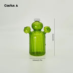 Cactus Glass Vase