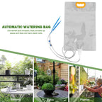 HydroLeaf Drip Bag | 3.5L Water Tank | Dual Outlet & Flow Regulator | For Balcony & Houseplants