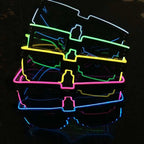 Flashing Luminous 8-Bit Stylish Party Glasses