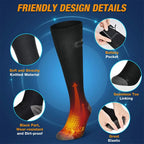 Heated Socks Thermavolt | 3 Heat Levels | With Powerbank | Winter Warm Socks Unisex for Outdoor & Travel