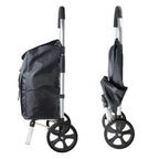 Foldable Aluminium Shopping Trolley – CarryEase