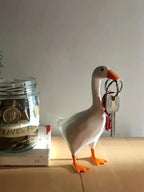 Decorative Figure GooseMag | Magnetic Goose Key Holder | Resin Sculpture & Organizer