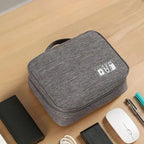 ORGAZIP Tech Organizer | Large Cable Bag for Travel | Waterproof & Multifunctional | For Power Banks, Cables & Accessories