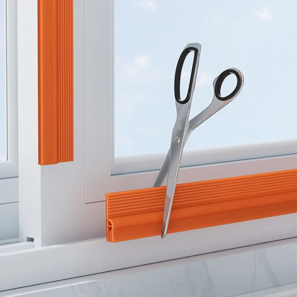 ThermoBlock Door Seal | PVC Draft Stopper | Noise Protection | 2m Cuttable