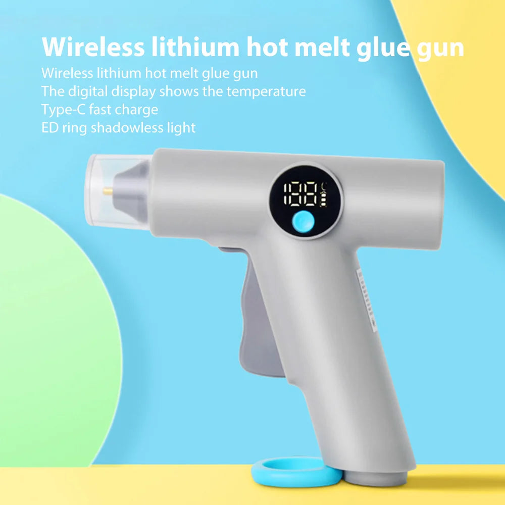 Cordless Hot Glue Gun With LED