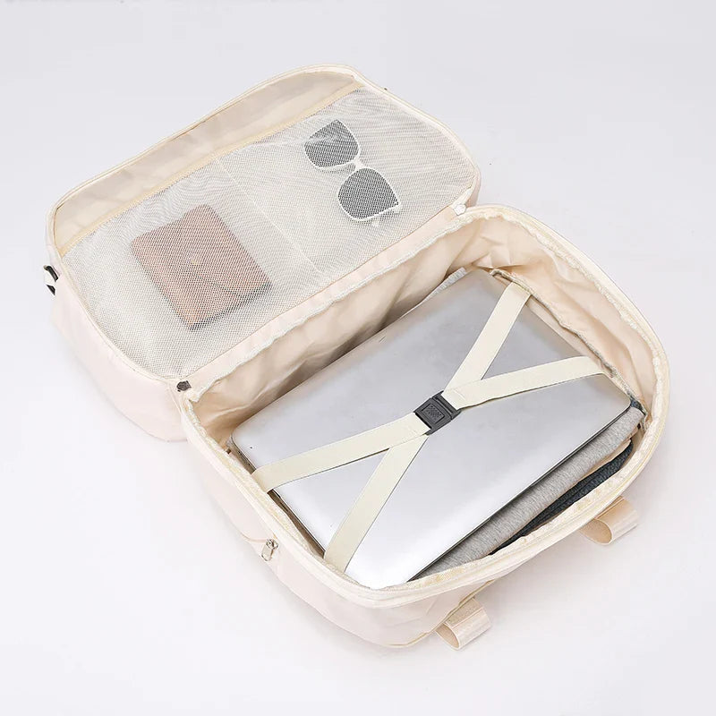LuganoPack Travel Bag Large | Expandable & Multi-layered | Cabin Luggage & Weekend Bag | Plenty of Storage