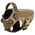 Tactical Dog Harness and Leash Set for Medium and Large Dogs