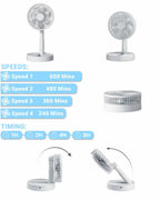 AirFlow Mini-Fan | Quiet & Compact | 4 Speed Levels