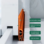 Door seal SilentSeal Pro | PVC draft stopper without adhesive | Soundproof & energy-saving | Washable & customizable
