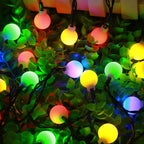 Solar LED String Lights with Automatic On/Off and Weather-Resistant Outdoor Design