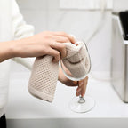 EcoWaffle Dish Towel | 100% Cotton | Absorbent & Quick-Drying | Honeycomb Design