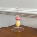Rainbow Gradient Glass Candle Holder