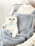 Cat carrier bag with storage bag
