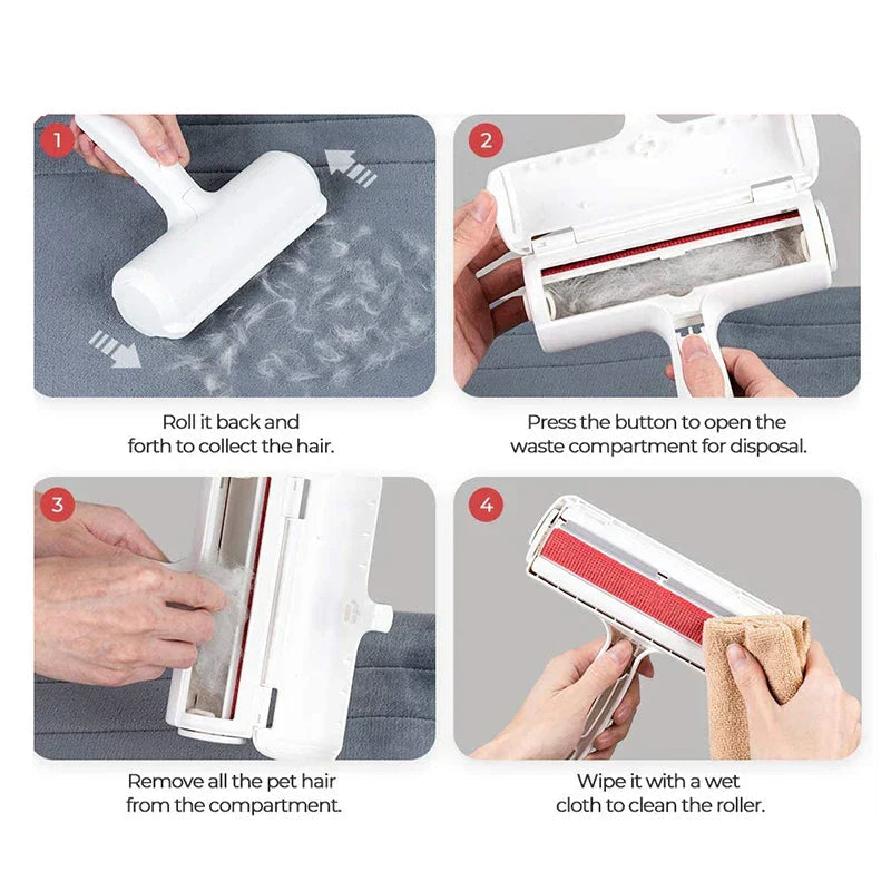 FellFixx Pet Hair Remover | Reusable Lint Roller | No Electricity & Glue | For Couch, Clothing & Car
