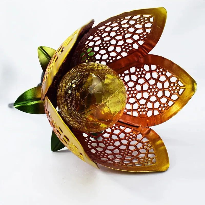 Solar Garden Light Lotus Flower – Decorative LED Outdoor Lighting for Garden and Yard