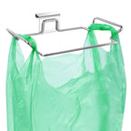 ClipBin Waste Holder | Stainless Steel Clip for Garbage Bags | No Drilling | For Kitchen & Bathroom