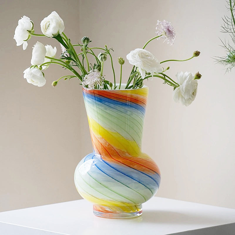 Rainbow Chubby Vase