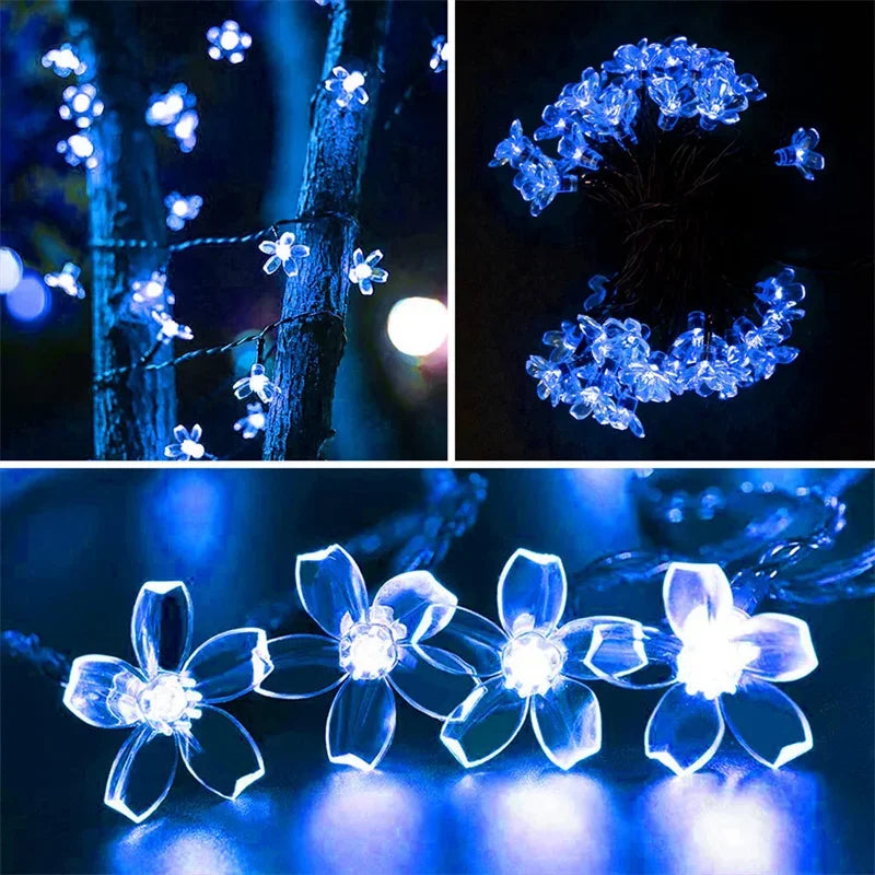 LumiSola Solar String Lights | 20–100 LEDs | Warm White, White or RGB | 8 Modes | For Garden & Balcony | 5–12m