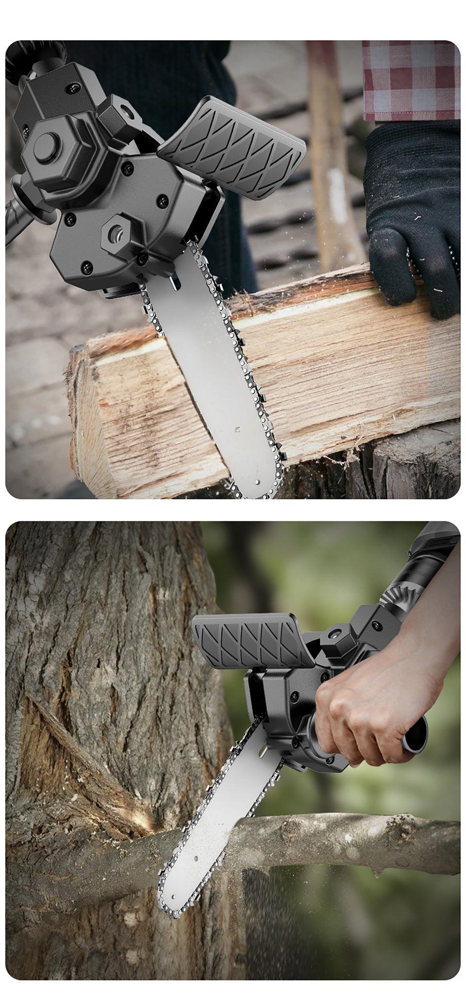 ChainTek - Universal Chainsaw Drill Connector