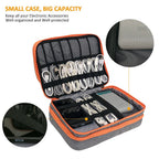 Electronics Organizer TECHNIVO LayerPro | 3-Layer Cable Bag | Waterproof & Large Volume | For iPad, Chargers & Accessories
