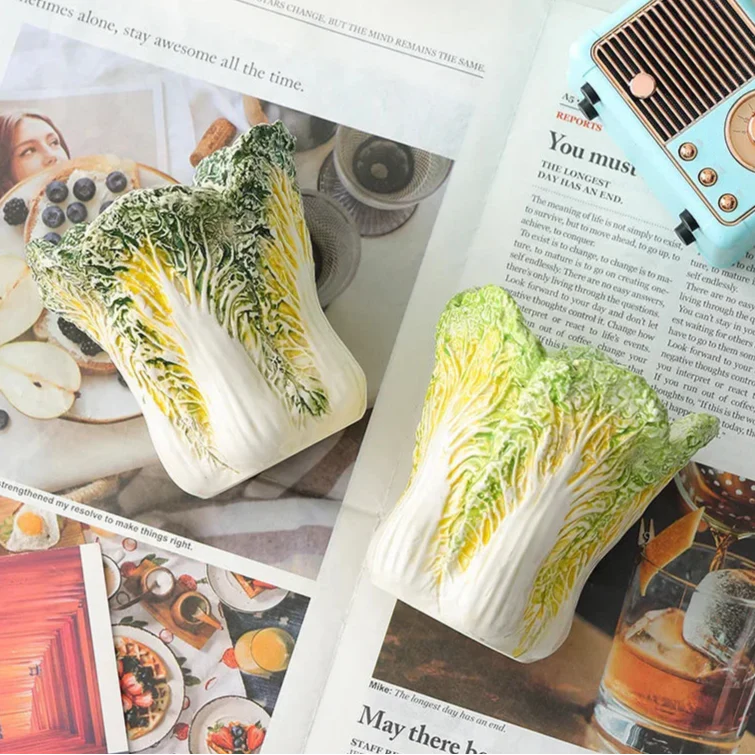 Chinese Cabbage Ceramic Jar