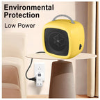 HeatEase | Mini Table Heater | Portable PTC Ceramic Heater | 14.2×14.1×10.1 cm | Quiet & Energy Saving