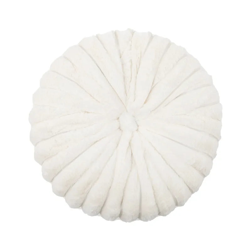 Fluffy Pastel Pumpkin Cushion