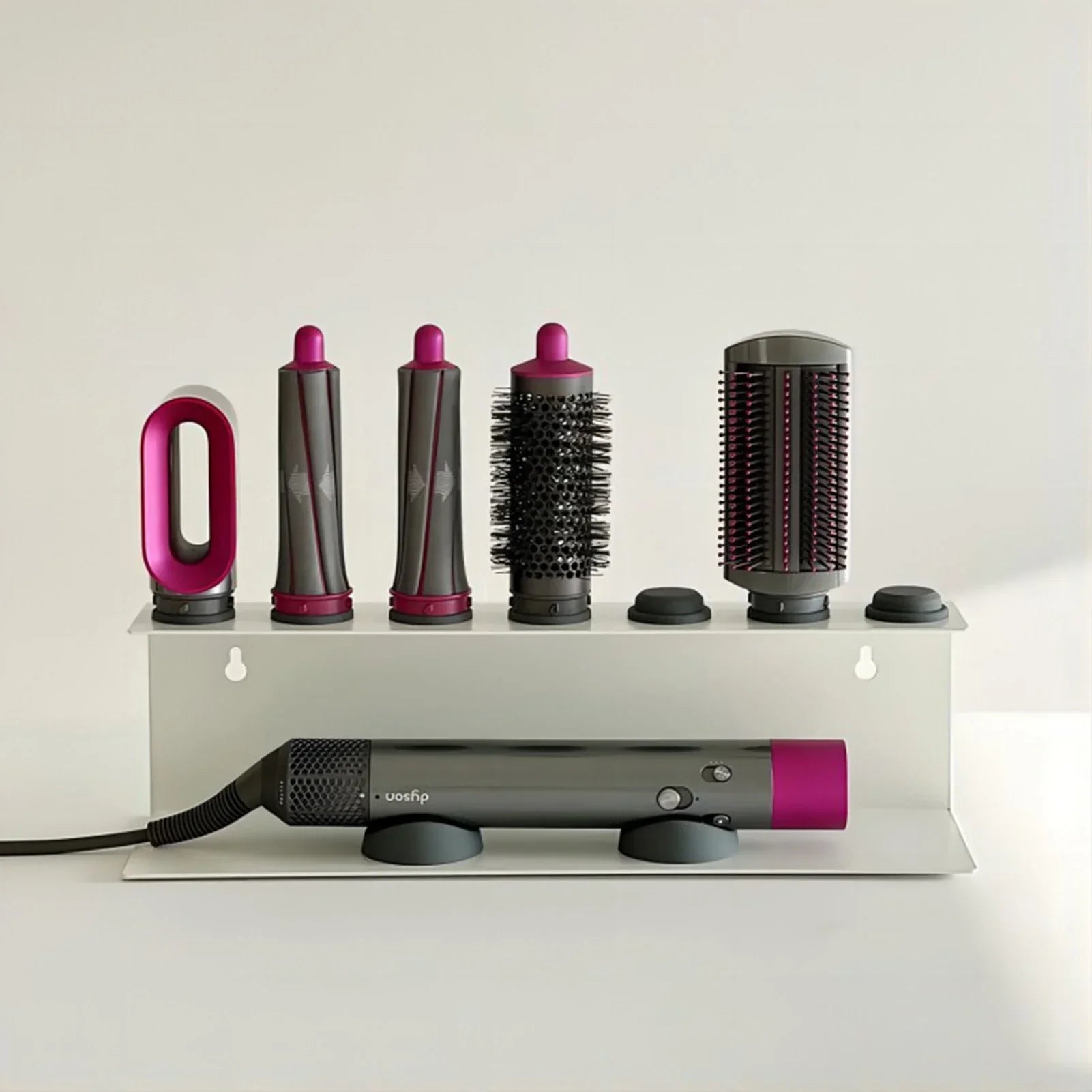 Multifunctional Hair Dryer Stand – Carbon Steel | For Hair Dryers, Straighteners & Curling Irons