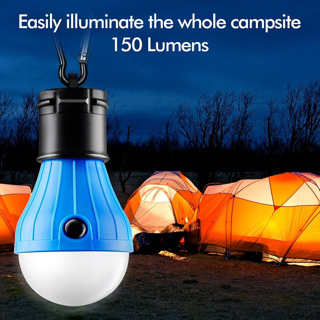 LumaTrail Outdoor Lamp | 3 Light Modes | Compact & Stable | Carabiner Attachment