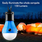 LumaTrail Outdoor Lamp | 3 Light Modes | Compact & Stable | Carabiner Attachment