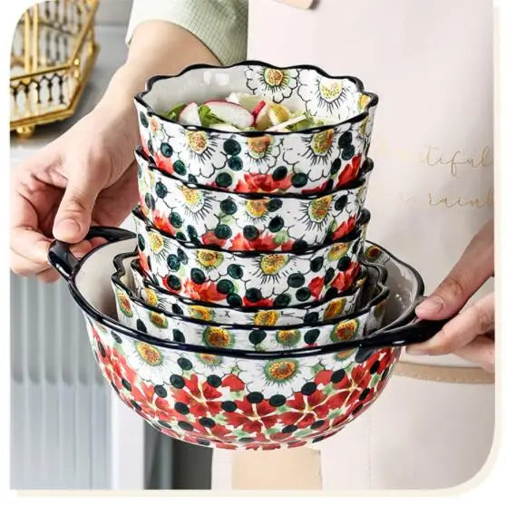 Summer ceramic bowls