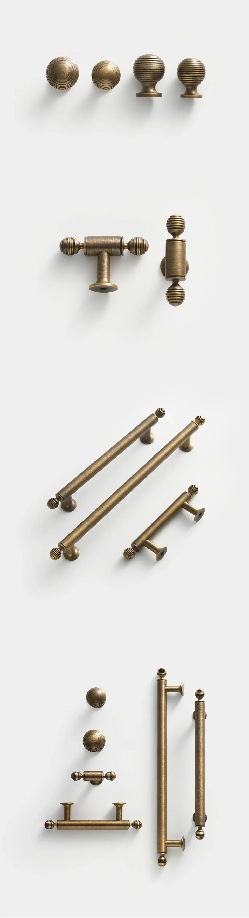 BrassElegance Solid Brass Antique T-Griff