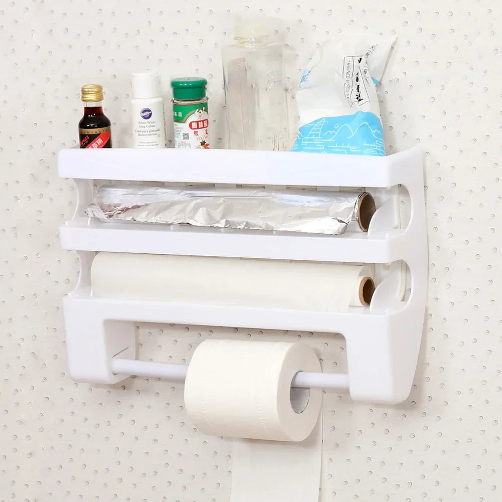MultiFix 4-in-1 Kitchen Roll Holder