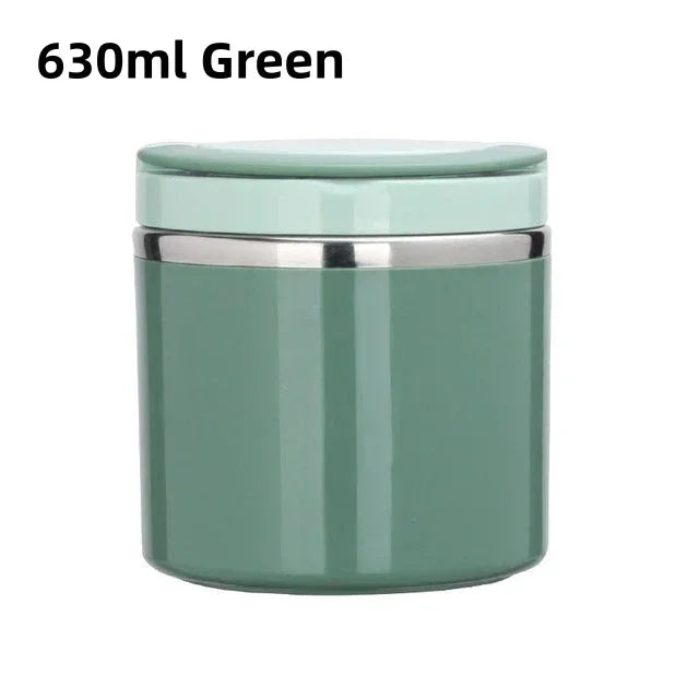 Thermo Lunchbox | Stainless Steel Insulated Container | 630 ml / 1000 ml | With Handle & Leak Proof