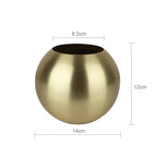 Stainless Steel Vase in Nordic Style Desktop Flower Pot BeFlower Pots Gold Black Rose Gold Classic Home Decoration