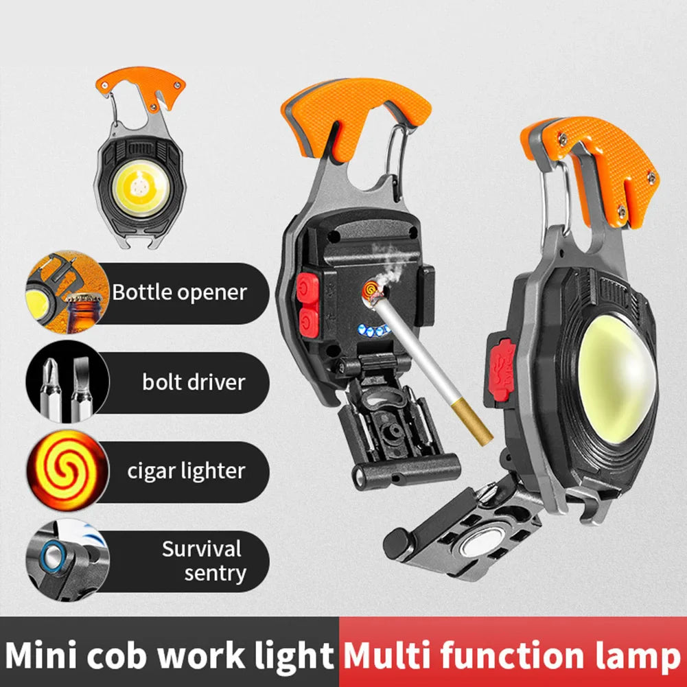Multifunctional Keychain LED Lamp