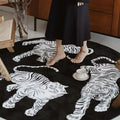 Ink Brush Tiger Rug