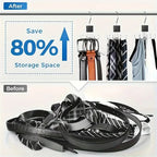ClutterFree Hook Organizer | Rotatable & Space-Saving | 6-Hook Design
